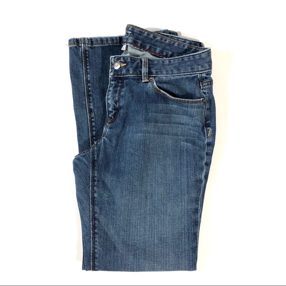 LOFT Low Rise Stretch Curvy Boot Jeans 6P - Picture 2 of 8